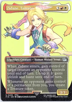 Zidane, Tantalus Thief (Borderless) U FINAL FANTASY 405 LP Magic - Image 1