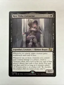 Magic The Gathering Rev, Tithe Extractor (Anime) Foundations Jumpstart NM - Image 1