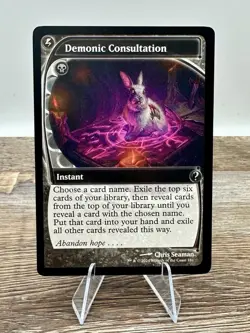 MTG Demonic Consultation (Future Sight) Regular Mystery Booster 2 NM #181 Magic - Image 1