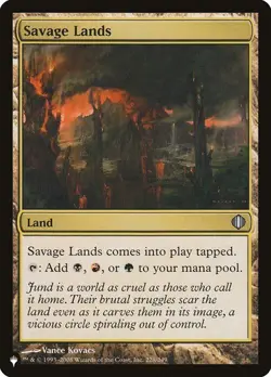 MTG - Savage Lands - The List - MB2 - Magic the Gathering - Image 1