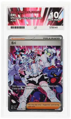ACE 10 Eri 210/162 Temporal Forces SIR Holo Pokemon Card - Gem Mint - Image 1