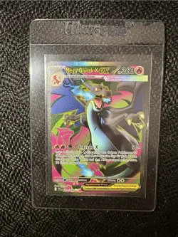 Pokemon Fatale Flammen Mega Glurak X EX 109/094 Full Art NM - Image 1
