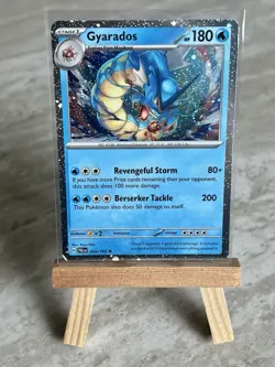 Pokemon TCG *2 SWIRL* Gyarados 043/193 SV02: Paldea Evolved Cosmos Holo - LP - Image 1