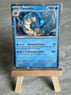 Pokemon TCG *2 SWIRL* Gyarados 043/193 SV02: Paldea Evolved Cosmos Holo - LP - Image 2