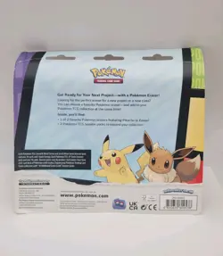 2022 Pokemon TCG Back To School Pikachu Eraser 2 Booster Pack Blister Sealed - Image 2