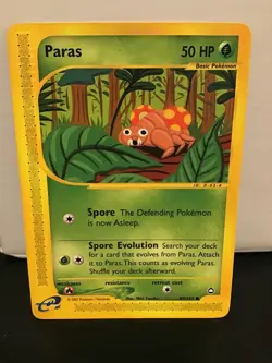 Paras 99/147 Pokemon Aquapolis Common - Image 1