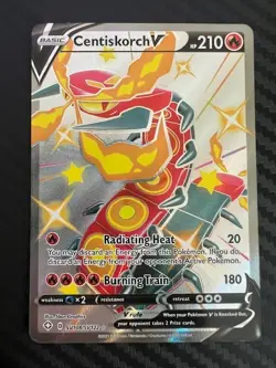 Pokemon TCG Centiskorch V Shining Fates SV108/SV122 Holo Shiny Holo Rare VLP - Image 1