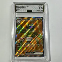 Pokemon 2023 TCG Spidops EX #223/198 Full Art AGS 9.5 MINT+ Scarlet & Violet PSA - Image 1