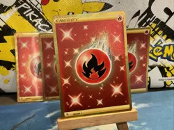 Fire Energy 284/264 Fusion Strike gold secret rare Pokemon TCG NM - Image 1