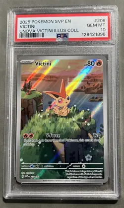 Pokemon TCG - Black Star Promo - Victini - #208 - PSA 10 - 208 - Image 1