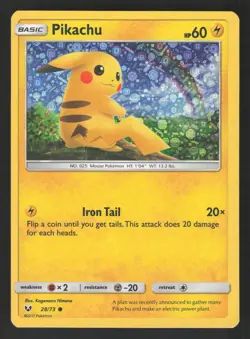 Pikachu 28/73 Holo Pokemon General Mills - Image 1