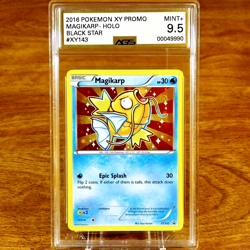 Pokemon XY Black Star Promo Shiny Magikarp XY143 AGS Mint+ 9.5 Holo Foil 2016 - Image 1