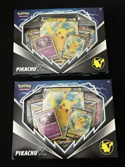 Factory Sealed Pokemon TCG Pikachu V Box - Lot of 2 - Image 1