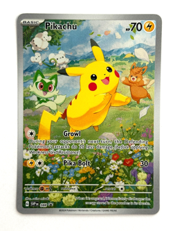 Pokemon TCG Pikachu SVP 088 Promo Illustration Rare Sv: Scarlet & Violet Promos - Image 1