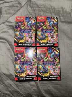 Pokemon TCG Phantasmal Flames Booster Bundle Factory Sealed Lot of 4 - Image 1