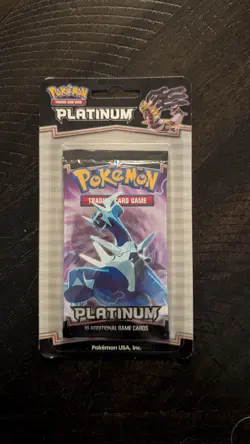 Pokemon TCG Platinum Base Set Blister Booster Pack Factory Sealed Dialga Art - Image 1
