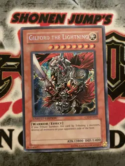 GILFORD THE LIGHTNING • SECRET RARE • CT2-EN001 • LIMITED EDITION • LP - Image 1