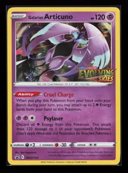 Galarian Articuno SWSH123 Promo SWSH: Sword & Shield Stamped Pokemon Card - Image 1