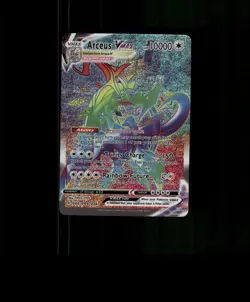 SPARKLING HOLO ARCEUS Card ARCEUS Pokemon Card READ DESCRIPTION BELOW p2 - Image 1