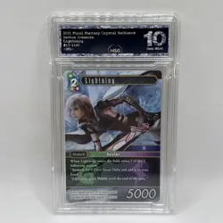 Lightning - 13-116C NON FOIL - Final Fantasy TCG Card Graded 10 Gem Mint Card - Image 1