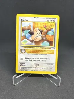 Pokemon TCG Vintage Neo Genesis Non Holo Rare Cleffa 20/111 Card - Image 1