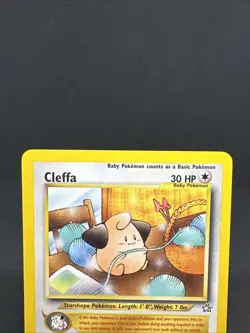 Pokemon TCG Vintage Neo Genesis Non Holo Rare Cleffa 20/111 Card - Image 3