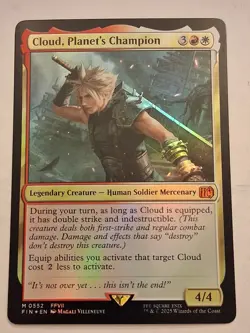 Cloud, Planet's Champion Final Fantasy Foil - Image 1