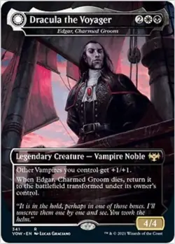 Dracula the Voyager - Edgar, Charmed Groom (#341) Innistrad: Crimson Vow (VOW) - Image 1