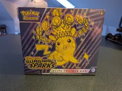 Pokemon TCG Surging Sparks ETB Elite Trainer Box Brand New Factory Sealed - Image 1