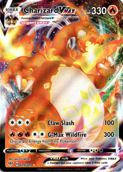 Charizard VMAX 020/189 Pokemon Darkness Ablaze Ultra Rare NM - Image 1