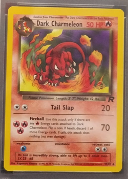 2001 Pokemon Team Rocket Promo Dark Charmeleon Gold W Stamp Kraft MINT PSA 9 - Image 3