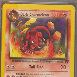 2001 Pokemon Team Rocket Promo Dark Charmeleon Gold W Stamp Kraft MINT PSA 9 - Image 4