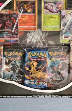 Pokemon TCG Team Skull Pin Collection Box *Sealed* New XY Evolutions Pack! - Image 3