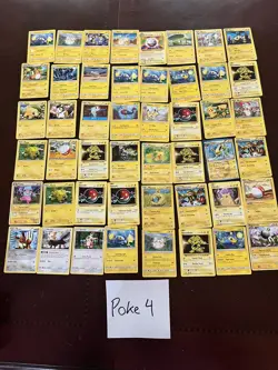 Pokemon Trading Card Lot Electric Pikachu Plulse Electabuzz Joltik Eelektross - Image 1