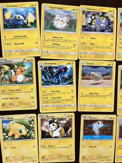 Pokemon Trading Card Lot Electric Pikachu Plulse Electabuzz Joltik Eelektross - Image 5