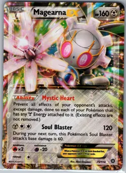 Magearna EX 75/114 - XY Steam Siege - Pokemon Card - NM - Image 1