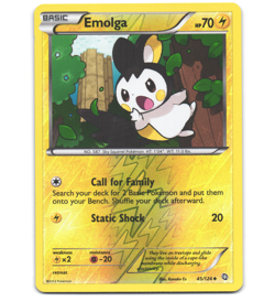 Pokemon 2012 Moderate Play Emolga Dragons Exalted REVERSE 45/124 Card - Image 1
