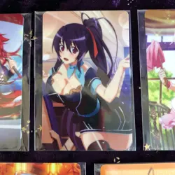 10 SET Gamers High School Dxd Hero Vol2 Illustration Card Rias Akeno Koneko Asia - Image 5