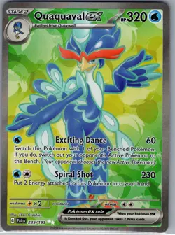 Quaquaval ex 235/193 SV02: Paldea Evolved - Pokemon Card - NM - Image 1