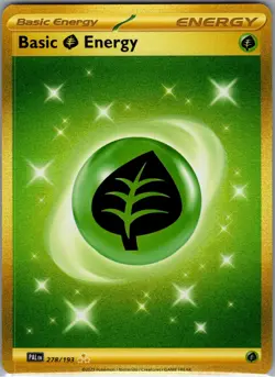 Basic Grass Energy 278/193 SV02: Paldea Evolved - Pokemon Card - NM - Image 1