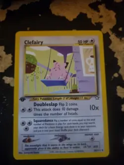 Clefairy | 30/111 | 1st Edition | Neo Genesis | Pokemon Card | WOTC | 2000 | GD - Image 1