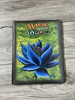2009 Magic The Gathering Binder Playing Card Lotus Flower Vintage L Trading - Image 1