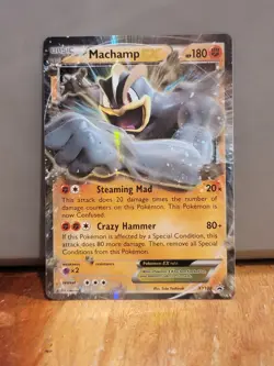 Machamp EX XY108 Black Star Promo Holo Pokemon Card - Image 1