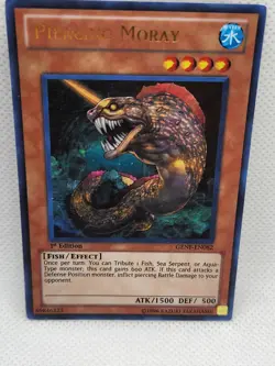 Piercing Moray GENF-EN082 1st Edition Ultra Rare Yu-Gi-Oh Fish Effect Card - Image 3