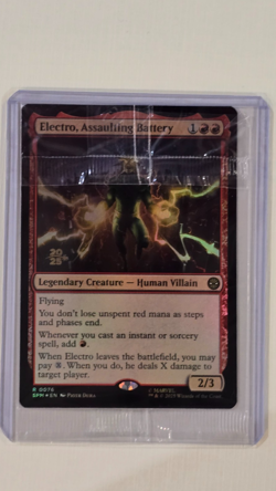 Electro, Assaulting Battery Prerelease Cards Foil - Image 5