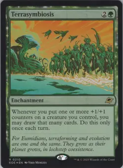 (Foil) MTG Terrasymbiosis R Edge of Eternities 210 NM - Image 1