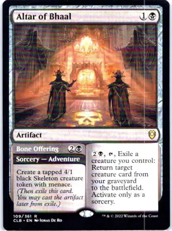 #109 Altar of Bhaal Commander Legends: Battle for Baldur's Gate Rare - Image 1