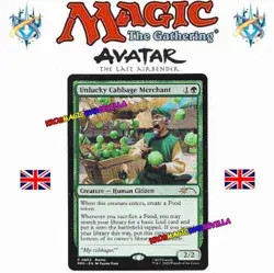 MTG Unlucky Cabbage Merchant PROMO 0003 AVATAR The Last Airbender - Image 1