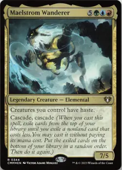 Maelstrom Wanderer - FOIL - R Commander Masters 344 - MTG - Image 1