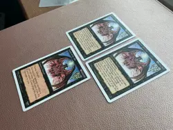 2 X Revised Lord of the pits and one other MTG Magic the gathering - Image 4